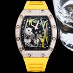 Richard Mille RM26-01 Gold stainless steel case with White diamond watch
